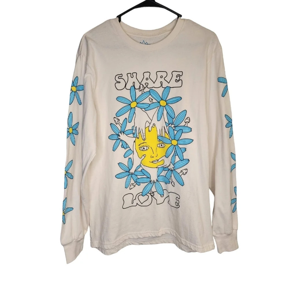 Altru Share the Love Long Sleeve Shirt Size Medium ALT5063 Men's